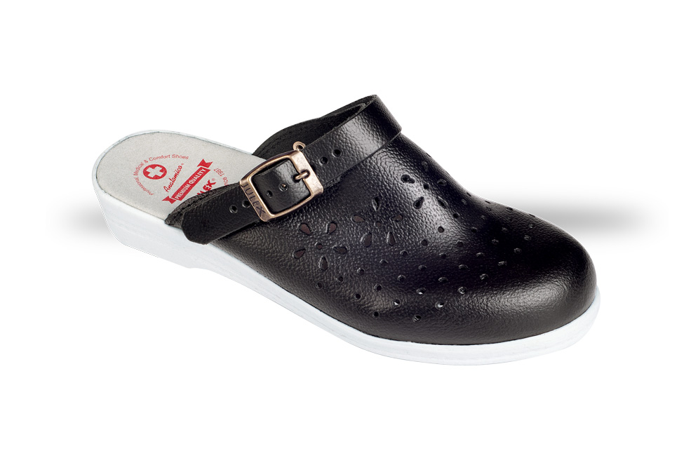 image1xxl Frauen Sabots Anatomico SD7 schwarz